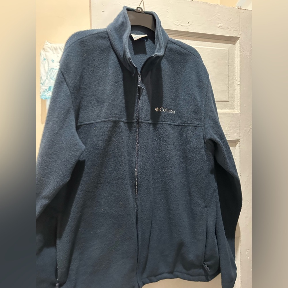 Columbia Men's Navy Zip-Up Sweater